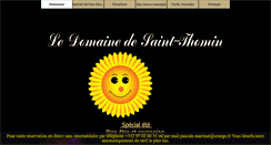 Desktop Screenshot of ledomainedesaintthomin.com